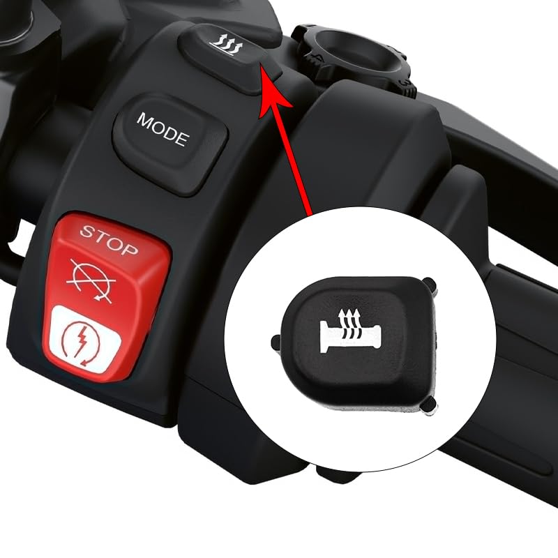 IZX for BMW R1250GS ADV Adventure R1250RS/R S1000R S1000XR F750GS F850GS ADV F900GS ADV F900R F900XR Motorcycle Combination Switch Button Cover Accessories (3, Right)