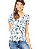 CECIL Damen T-Shirt Cecil Damen 315008 TOS Lace T-Shirt, White, Medium