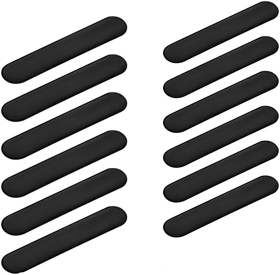 Granmagazz Cinta de plomo para raquetas de tenis, 12 unidades de cinta de plomo para raquetas de benis, aumentar el contrapeso, cinta de plomo autoadhesiva para golf, remo negro, cinta autoadhesiva
