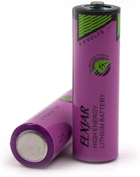 2-Pack 2700mAh Replacement Lithium Battery for Tadiran TL-5903/S AA 3.6V Lithium Non-Rechargeable Battery - Suitable for Omron, Water Meters, PLC Machines, CNC Systems