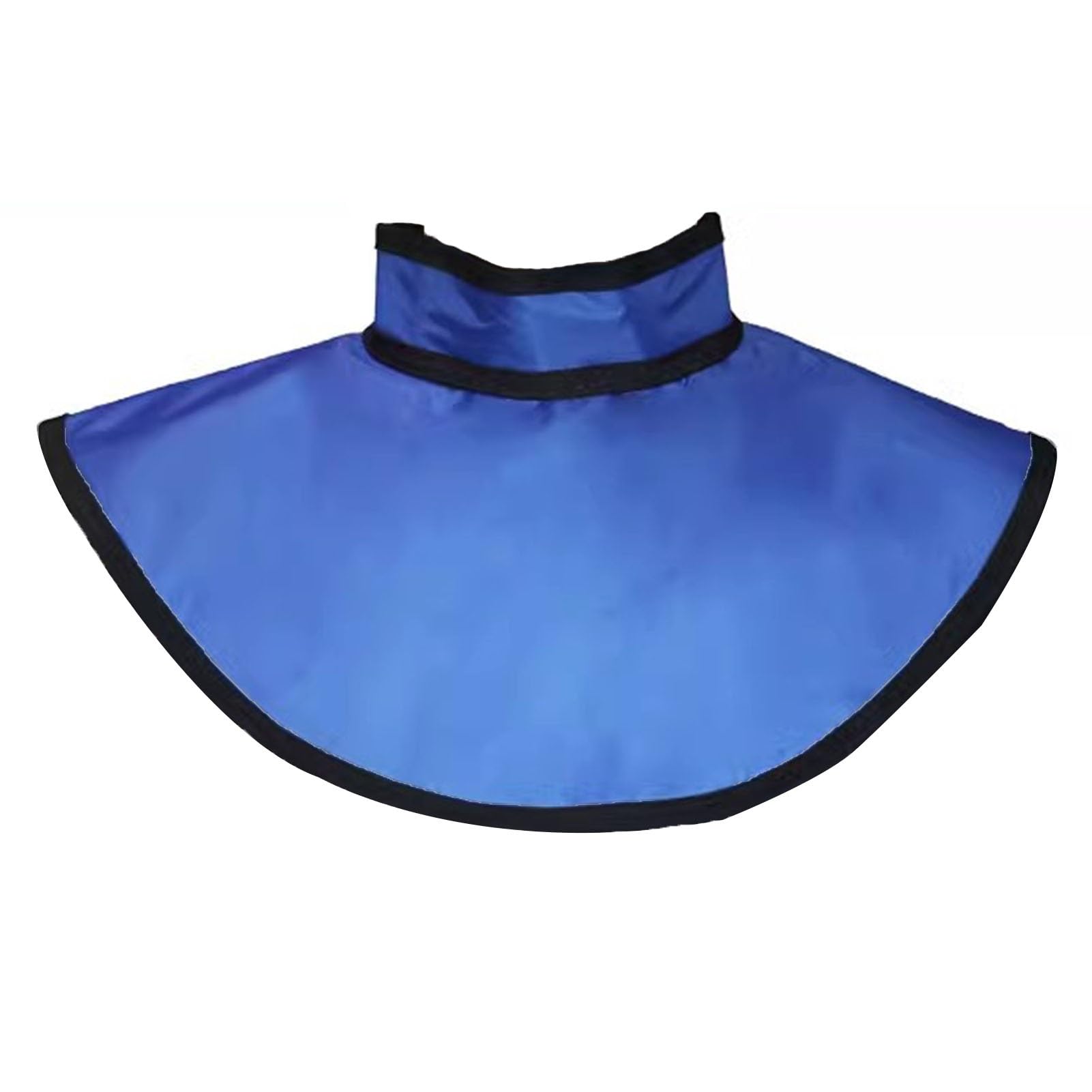 Lead Apron 0.35mmPb / 0.5mmPb Thyroid Lead Bib, Soft Lightweight Lead Collar For Adults, Adjustable Size (Color : Blue, Size : 0.35mmPb)