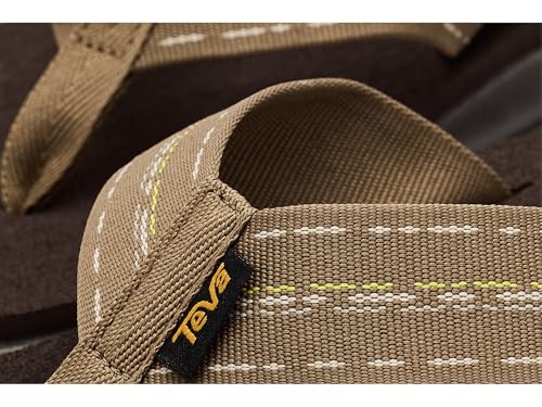 Image of Teva Men's Voya Flip-Flop, Road Race Breen, 14