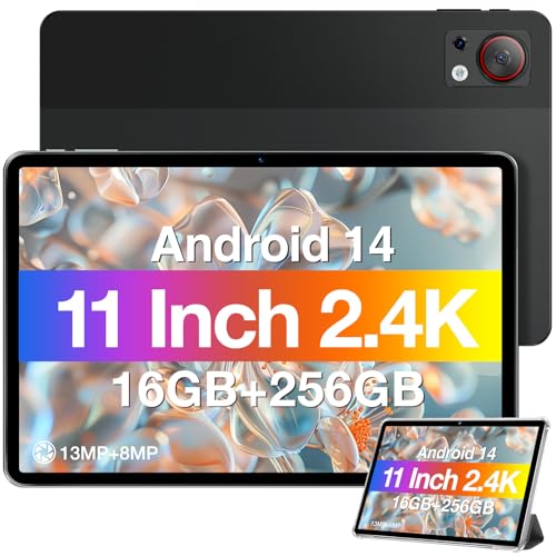 DOOGEE Tablet Android T30S, 11 polegadas 2,4K Android 14 com expansão de 16 GB + 256 GB 1 TB, tablet para jogos Octa-Core 2024 com bateria grande de 8580 mAh, 13 MP + 8 MP, BT5.0, 5G WiFi, Widevine L1