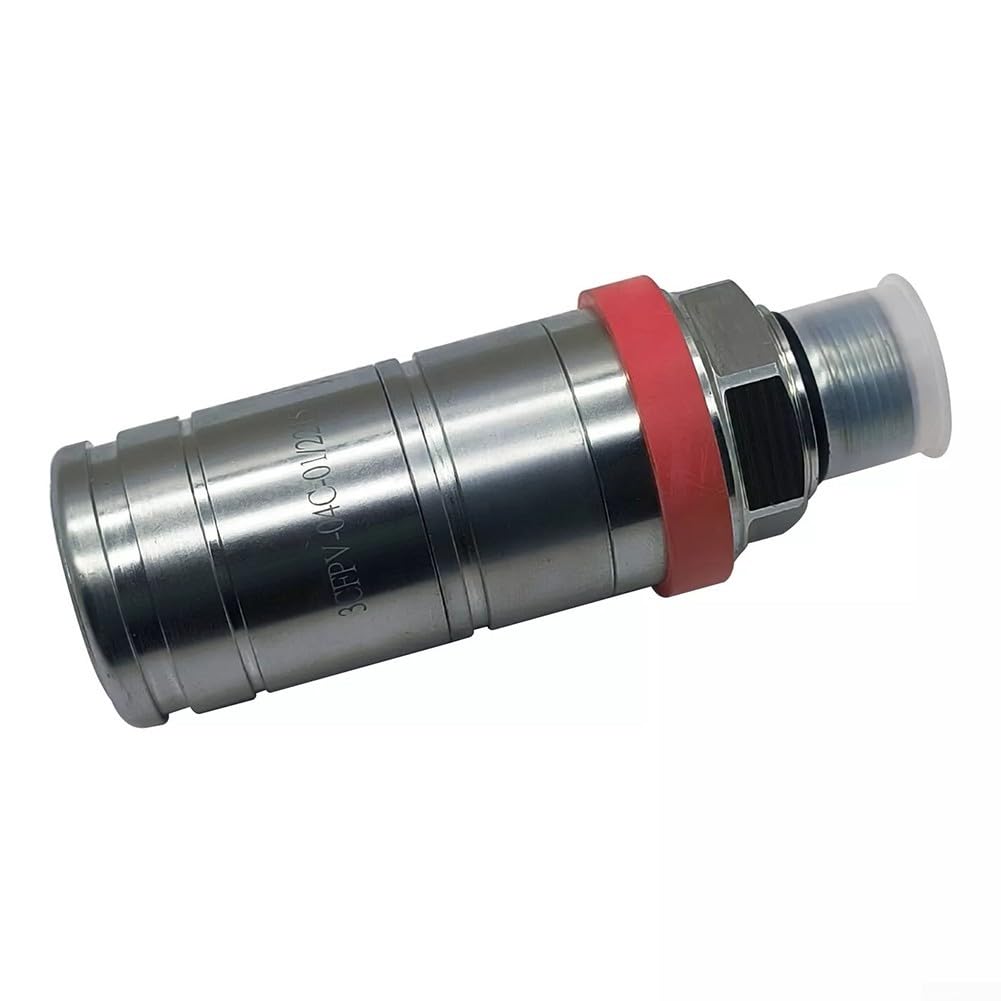 HEBEOT Hydraulische Schnellkupplung M22 X 1,5 – Mit Druckentlastungsventil, Stahl, Für Traktoren 6010–6920, Massey Ferguson Und Viele Mehr – Ersatz Für 3384873M8 U.a.