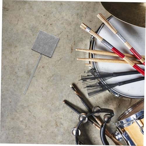 Repuesto de felpa para pedal de batería de acero inoxidable miniatura 7