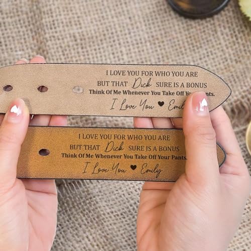I-Love-You-For-Who-You-Are-But-That-Sure-Is-A-Bonus-Personalized-Engraved-Leather-Belt-Gifts-for-Men-Personalized-Belts-For-Men-Customized-Anniversary-Birthday-Gift-for-Dad-Groom-Boyfriend