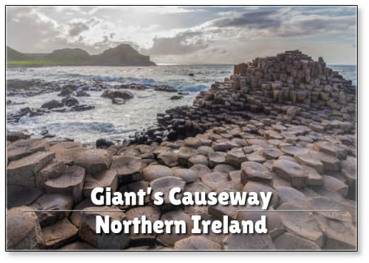 Giant’s Causeway, Design 1, Fridge Magnet