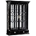 Jonathan Charles Black Painted Display Cabinet with Column Detail 494554