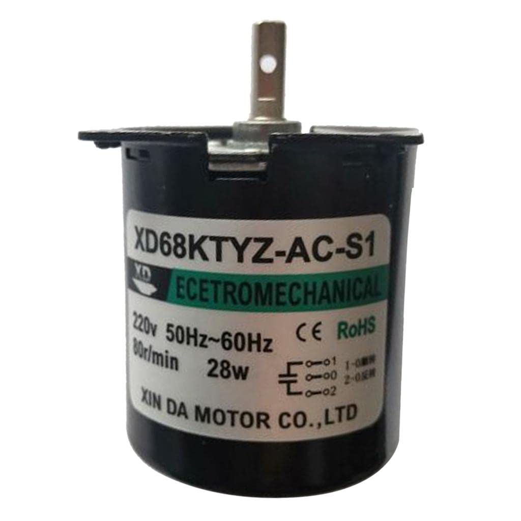 TRENDIVIBE Low Speed AC 220V 28W CW/CCW Micro Permanent Magnet Synchronous Motor 80RPM-image-37