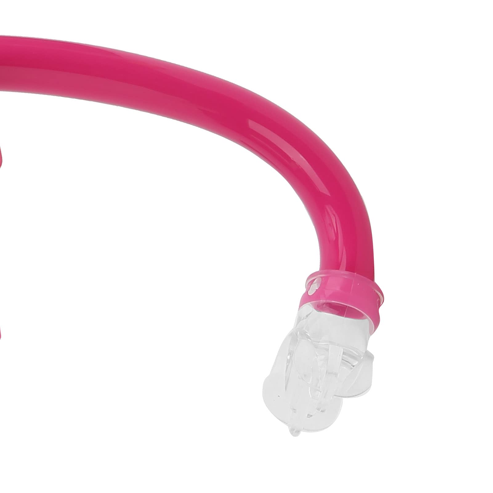 Breath Snorkel, Adjustable Headband Swim Snorkel with Silicone Mouthpiece for Swimming(red)