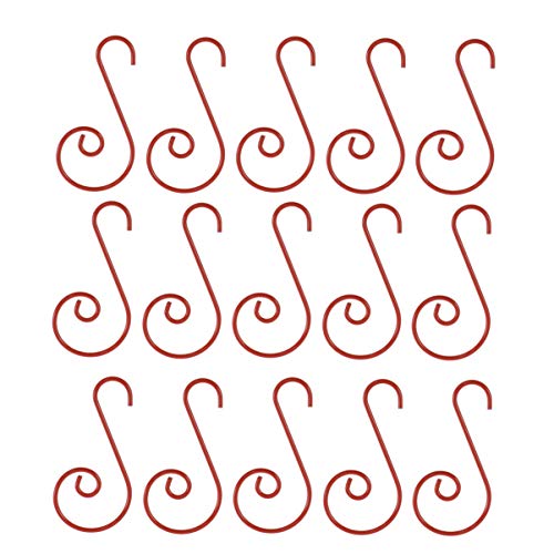 BESPORTBLE 100 Pcs Steel Hanger Hanging Spiral Christmas Hook Decorative Ornaments Hooks Christmas Bauble Hangers Hooks for Christmas Lights Xmas Tree Hangers Accessories Decorations
