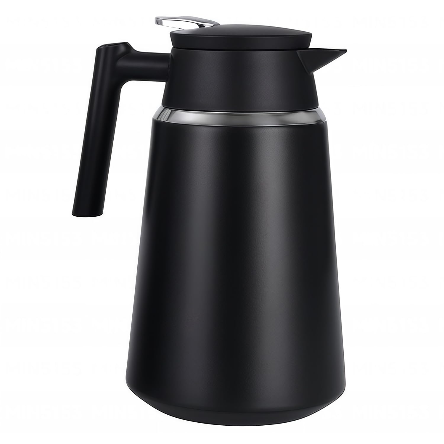 Cafetière en acier inoxydable 304 double paroi de 1,5 L pour café et thé chaud noir