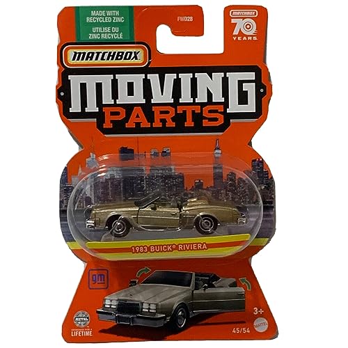 Vehículo Coleccionable Matchbox 1983 Buick Riviera Dorado