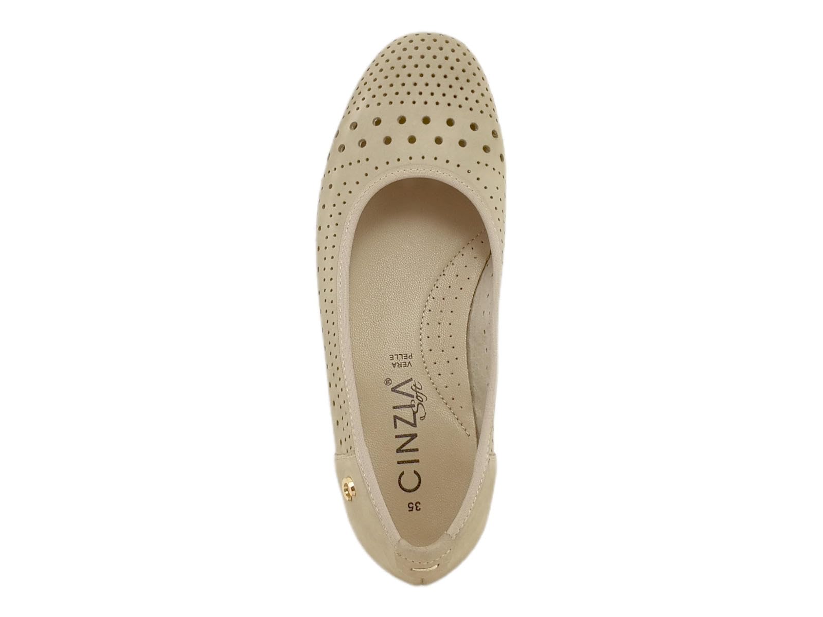 Cinzia Soft IV2123266 002 - Ballerine Zeppa Donna in Pelle