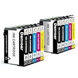 cartouche epson workforce wf-2760 Quantité d'emballage : Paquet de 10 remplacement pour cartouches d'encre 405xl comprenant 4 cartouches noires remplacement pour 405XL, 2 cartouches cyan remplacement pour 405XL, 2 cartouches magenta remplacement pour 405XL, 2 cartouches jaunes remplacement pour 405XL. Cela signifie moins de remplacements et une meilleure efficacité, un rapport qualité-prix élevé.