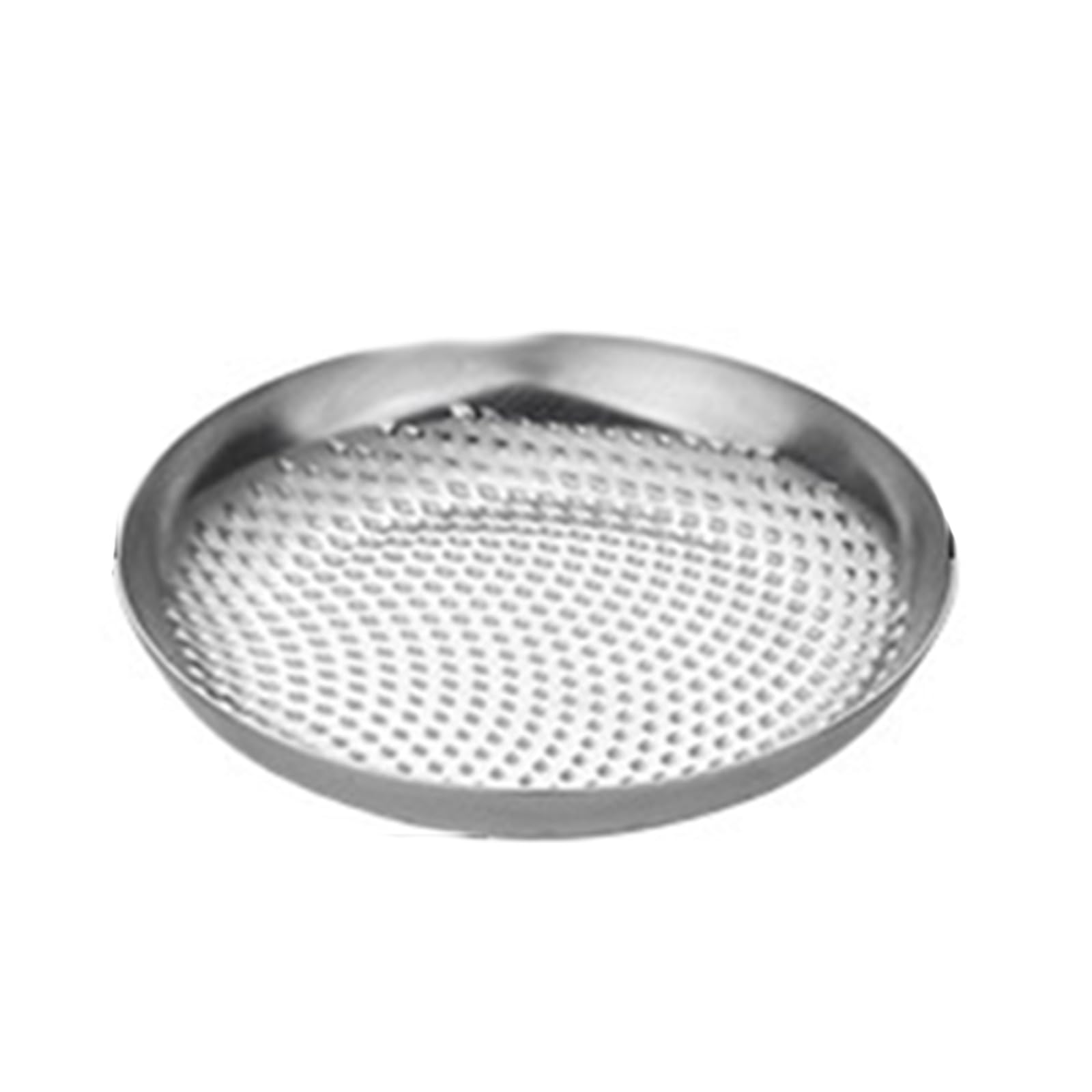 Jazuaiao Stainless Steels Camping Fruit Dishes Outdoor Dinner Plates Stackable Metal Tableware for Outdoor Picnics Rustproof Dessert Plate