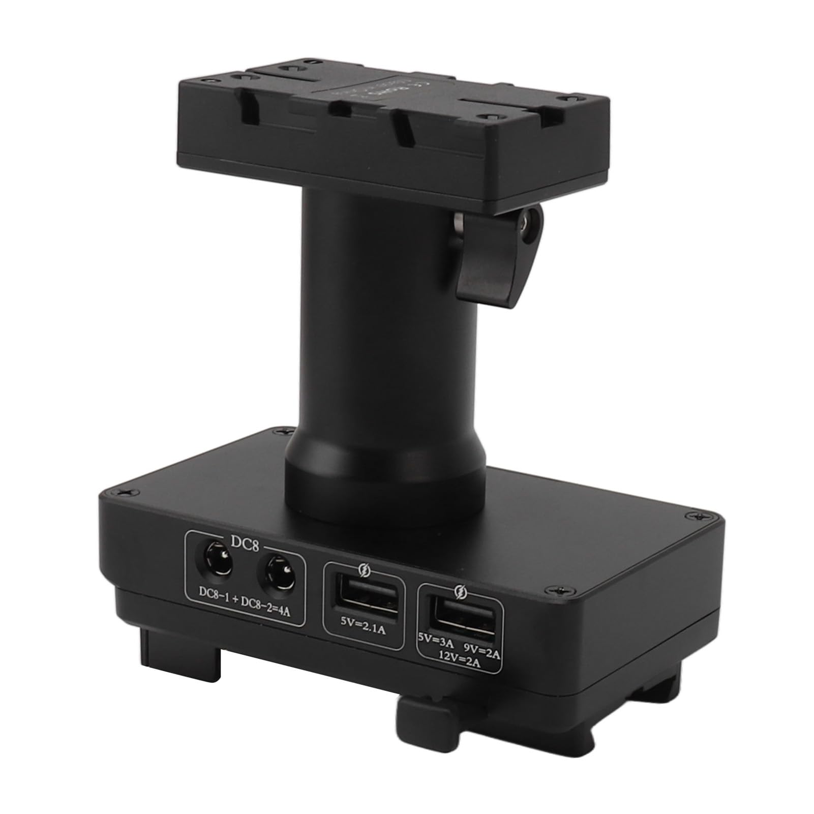 Cryfokt Convertidor de Batería de Montaje en V Duradero a Batería BP, con Circuito de Seguridad, para PMW 100 150 160 200 300, Placa Adaptadora de Cámara