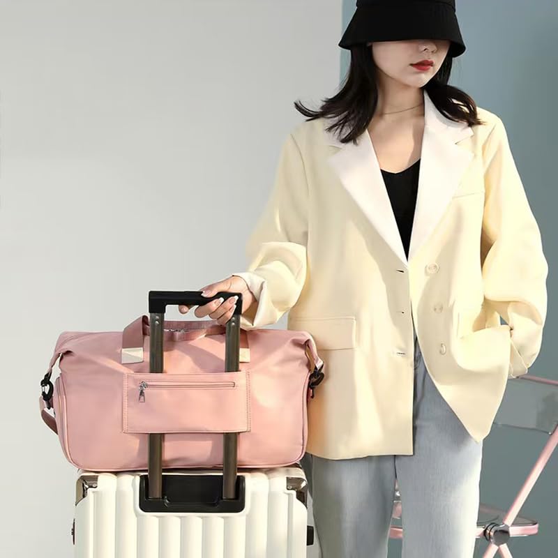 Gym Bag for Suzuki Swift 2014-2025, Multifunction Travel Backpack Dry Wet Shoulder Messenger with Independent Shoes Compartmen Waterproof Tote Bag for Sports Gym Travel,Pink4