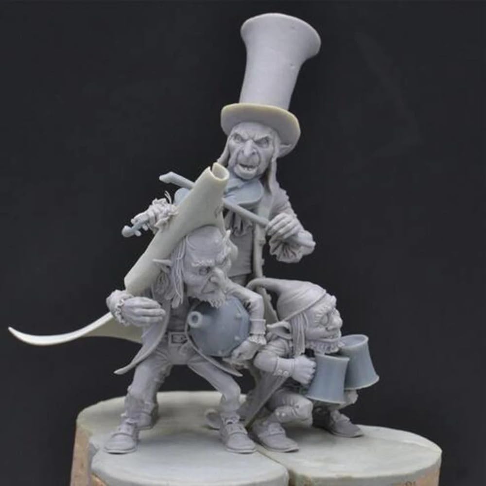 Resin soldier 1/32 PEAT BOG TRIO 54mm ancient crew soldier Model Unassembled Unpainted Figure Building Kit