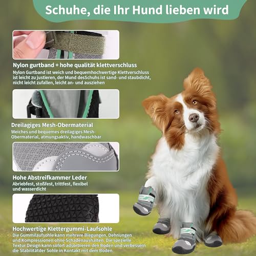 Hundesocken XL - Wasserdichte Pfotenschuhe Für Große Hunde Nach Operationen