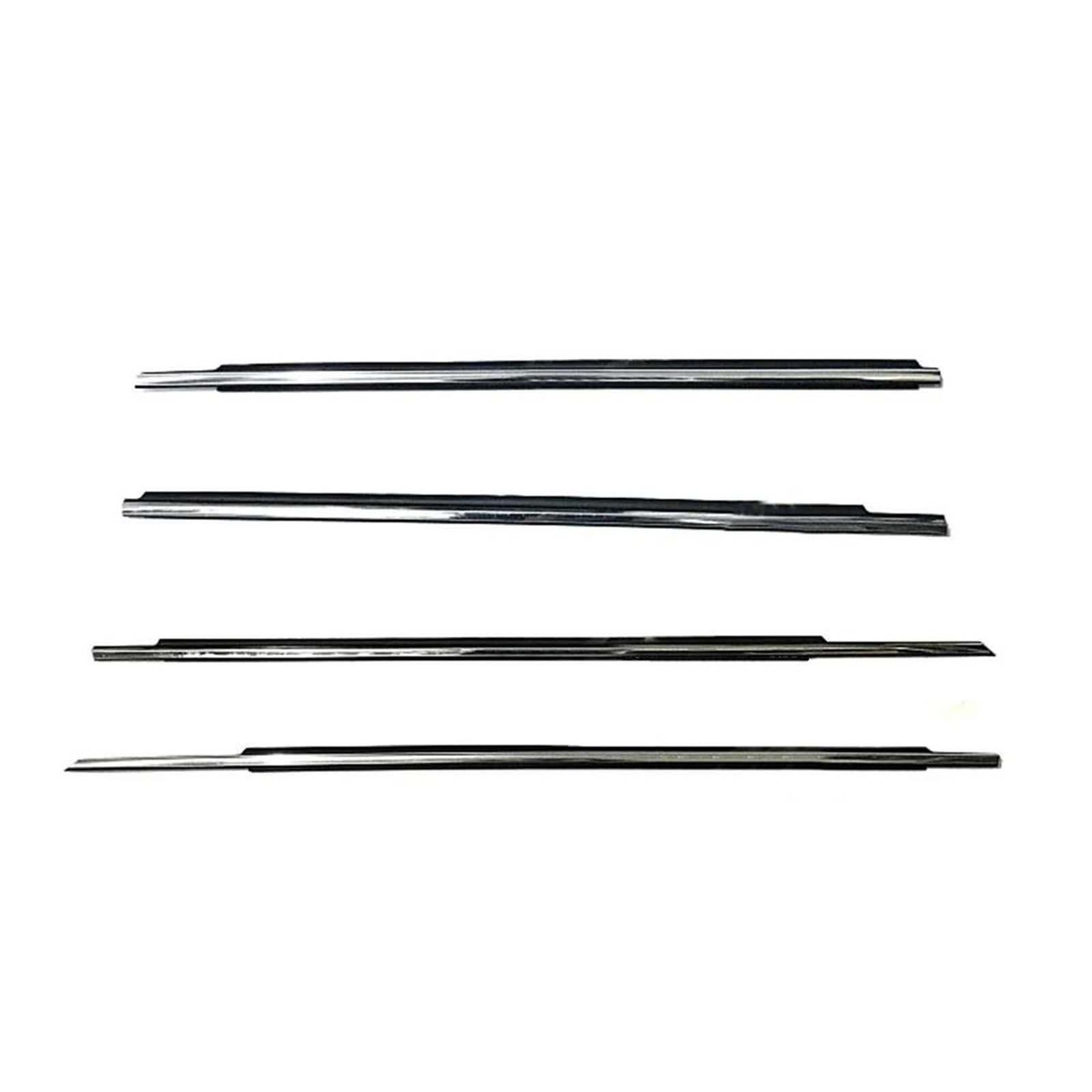 Guarnizione porta auto Per Toyota Per Corolla 2009-2012 Guarnizione finestrini esterni auto Guarnizione schermo antipioggia Guarnizione guarnizione cromata(Nero)