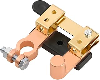 Knife Blade Master Switch, 12V 24V Top Post Negative Battery Disconnect Shut Off Switch, Heavy Duty Knife Blade Isolator Power Cutoff Shutoff Switches for Car Truck RV (Horizontal)