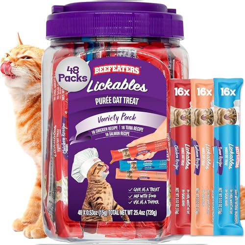 Beefeaters Lickable Puree Variety Pack