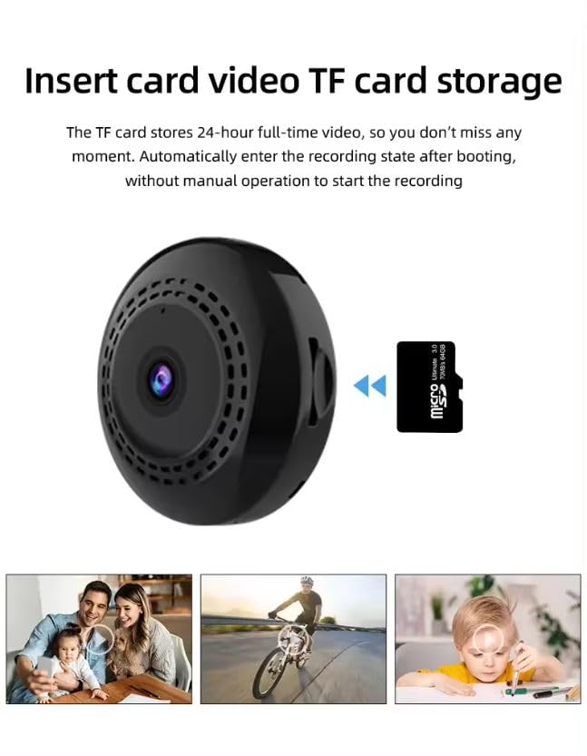 DDLC WiFi CCTV Security Camera 1080p Full HD for Home Indoor Focus Magnet Mini WiFi Magnetic Live Stream Night Vision IP Wireless Audio Video... - Image 7