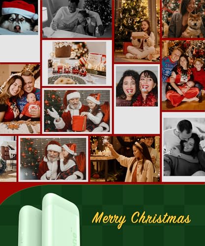 undefined Liene Photo Printer, 2x3” Mini Portable Instant Photo Printer Bundle w/ 50 Zink Adhesive Paper, Bluetooth 5.0, Compatible w/iOS & Android, Small Color Mono Picture Printer for iPhone, Smartphone Green の商品画像 2