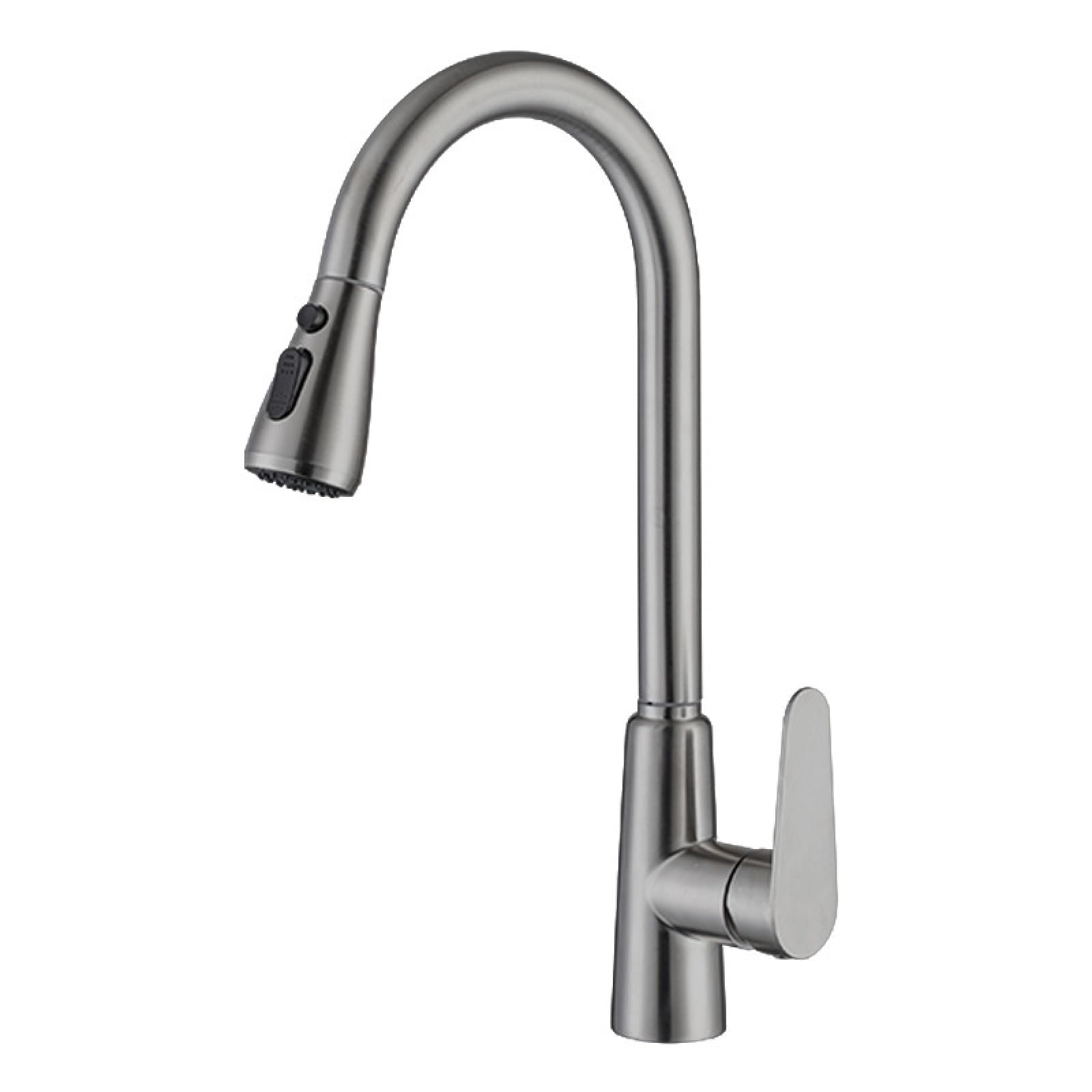 Robinet de cuisine avec douchette extractible pour en finir avec le calcaire et les traces