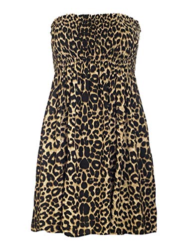 LUXE DIVA New Womens Ladies Sheering Top Strapless Bandeau Dress Top Jersey Ladies Plus Size Boobtube Dress UK 8-22
