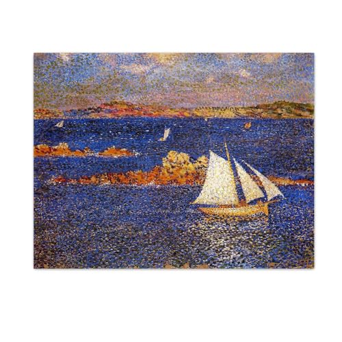 Art mural célèbre Rochers de Per Kiridec poster sur toile pour salon élégant