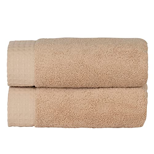 【Amazon.co.jp限定】タオル研究所 ［ タフネス PRO ］ #005 ビッグフェイスタオル サンドベージュ 2枚セット...