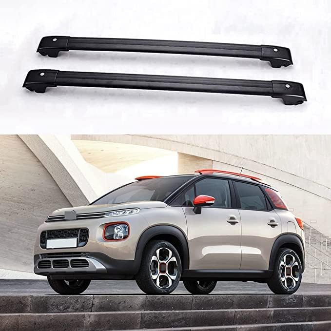 2PCS Aluminium Roof Rack Bars for Citroen C3 AIRCROSS 20172021, Car