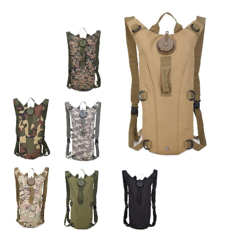 Military Tactical Backpack - Outdoor EVA Lined Hiking Pack for Cycling/Camping - Molle System Daypack