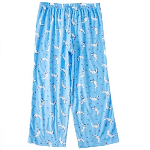 Enjoynight Women's Capri Pajama Pants Lounge Causal Bottoms Print Sleep Pants (Xx-Large, Cat+Moon) #TOP2