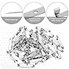 100 Stück Anstecknadel,Broschennadeln,Anstecker,Anstecker Hochzeit,Anstecknadeln,Safety Pins,Anstecknadeln Pins,Brosche-Pins,für Schmuck Handwerk und Handarbeiten,Sicherheitsnadeln(25mm) #2