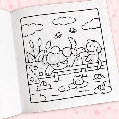 Image of Cozy Cuties: Coloring Book for Adults and Kids (Cozy Spaces Coloring)