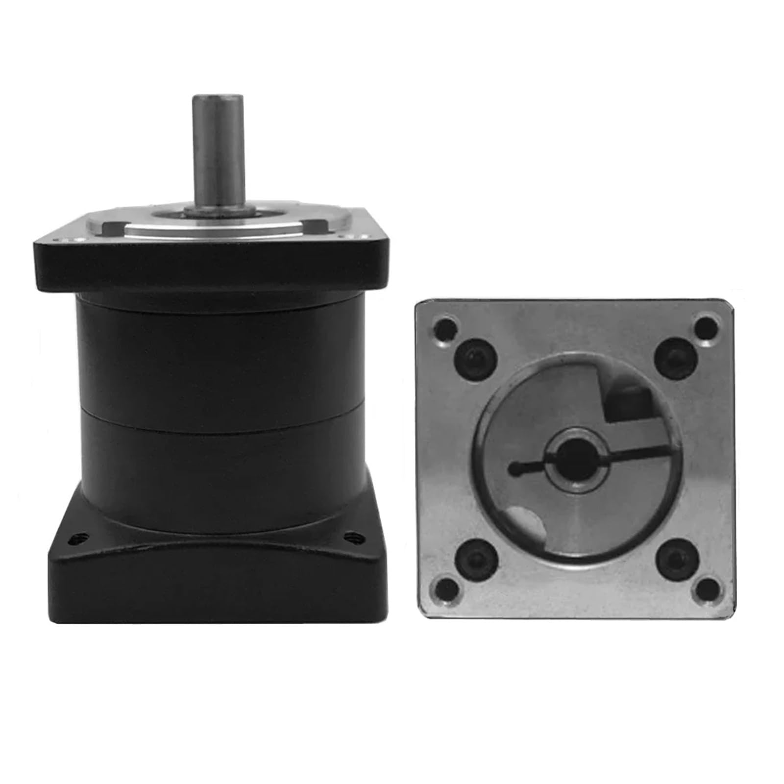 1 reductor de velocidad planetario Nema23, reductor de velocidad, eje de 14 mm, brida de 57 mm, reductor de motor paso a paso, reductor planetario. | Ratio 100 to 1,6.35 Input 14 Output