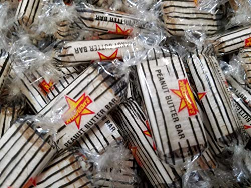 Atkinson's Peanut Butter Bars - Delicious Individually Wrapped 1.5 Lbs Bulk Frosted Coated Candy #TOP1