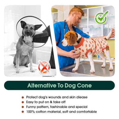 Image of Kuoser Recovery Suit for Dogs After Surgery, Female Dog Onesie for Surgery