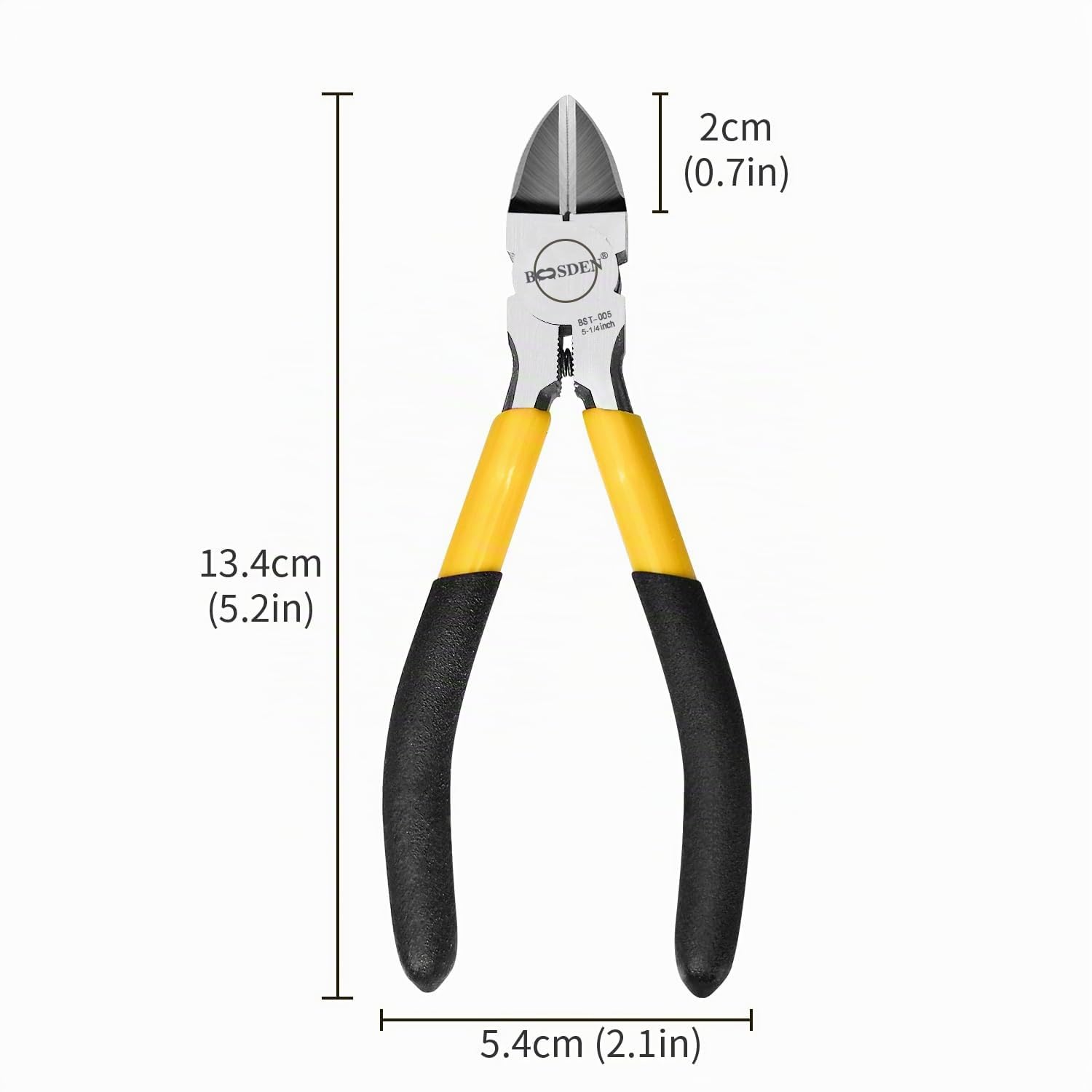 Boosden Pinces Coupantes Precision 12,7 cm - Lot de 5 Outils Ressort Diagonaux Bijoux
