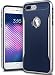Caseology for iPhone 8 Plus case [Apex Series] - Slim Fit Shockproof Heavy Duty Hard Bumper Textured Geometric Design Case for iPhone 8 Plus Only - Navy Blue