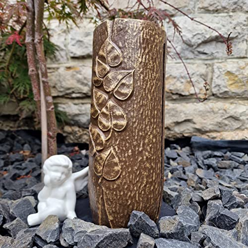 eberin · Grabvase · Lindenblatt Verzierung Bronze pat. Metallguss ·...