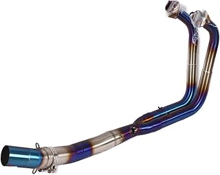 Motorcycle Full Exhaust System For Kawasaki Ninja For 400 Z400 For Ninja400 EX400 Motorcycle Exhaust Escape Titanium Alloy Front Link Pipe Modification 2018 2019 2020 Motorbike Exhaust End Silencers