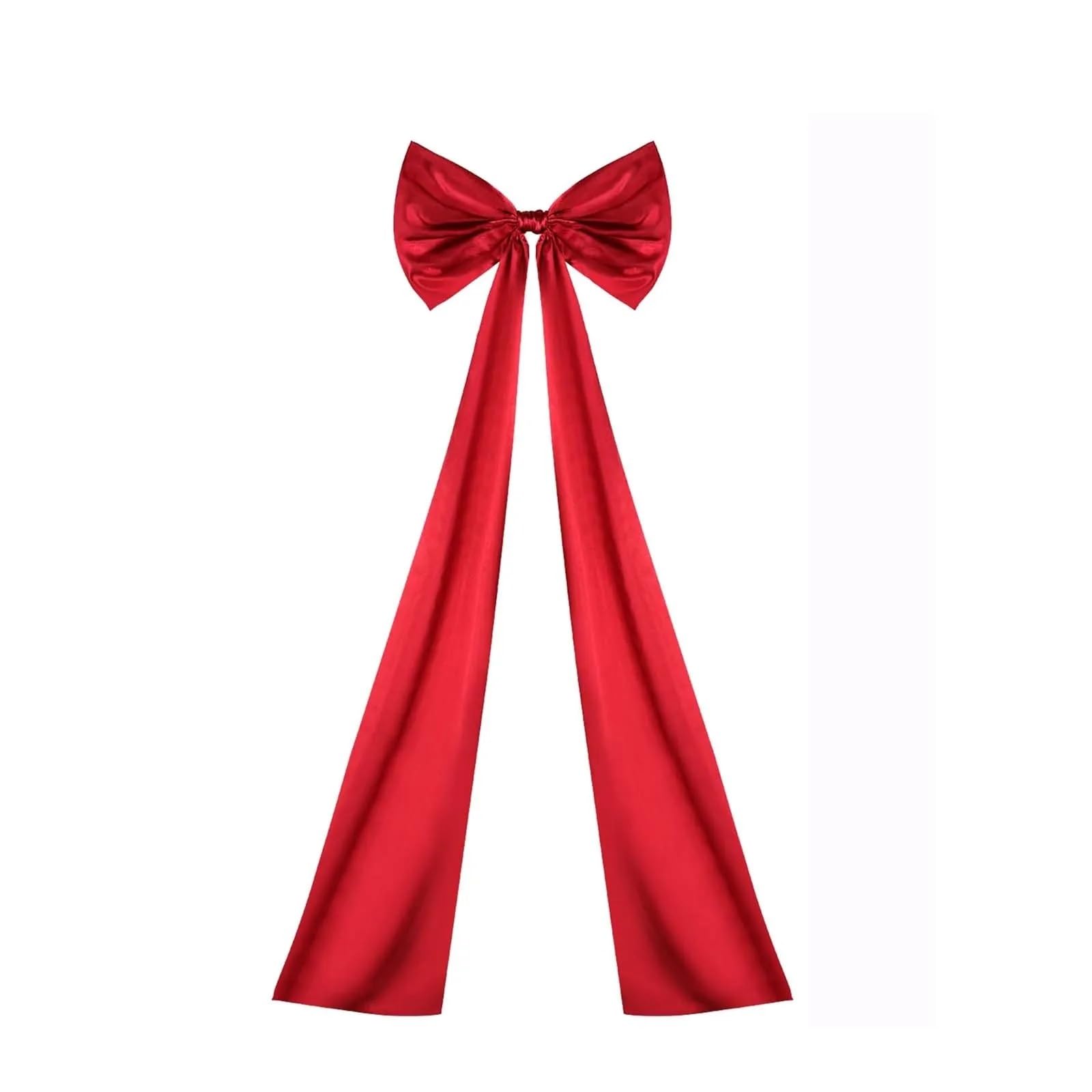 Schleifen Weihnachten 120 cm extra große rote Schleife aus Satinband mit Langen Bändern for Weihnachtsbaumspitzen, geeignet for Zuhause, besondere Anlässe und Kleider for Damen(Red)