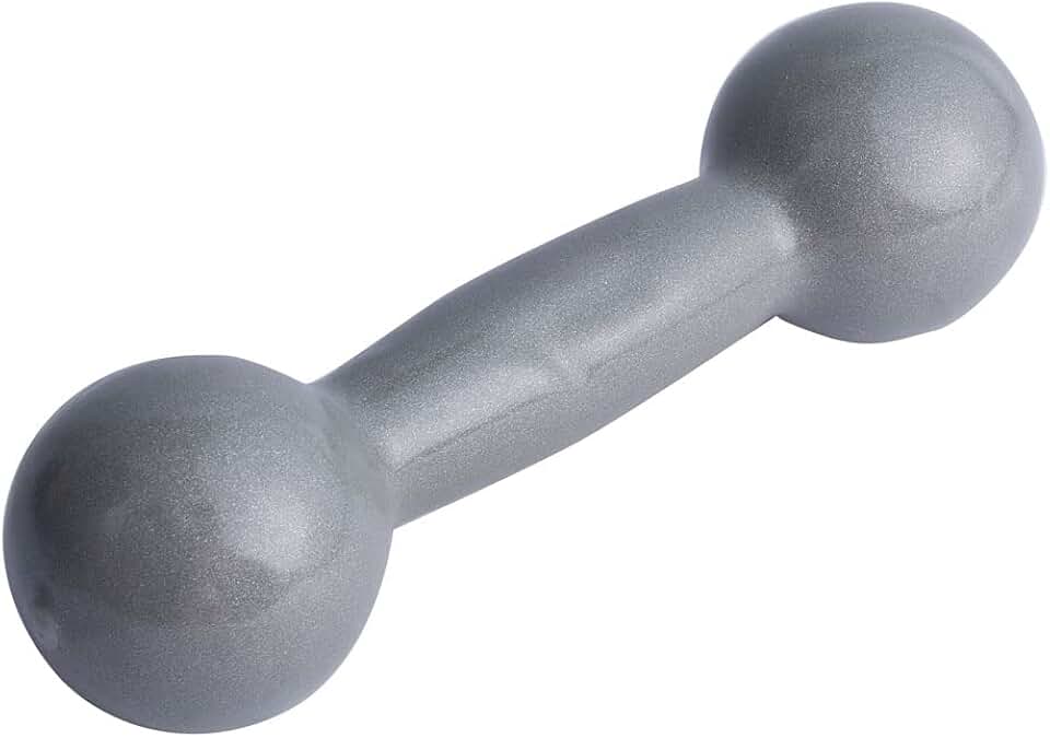 Halter Emborrachado 1kg Acte Sports - Laranja