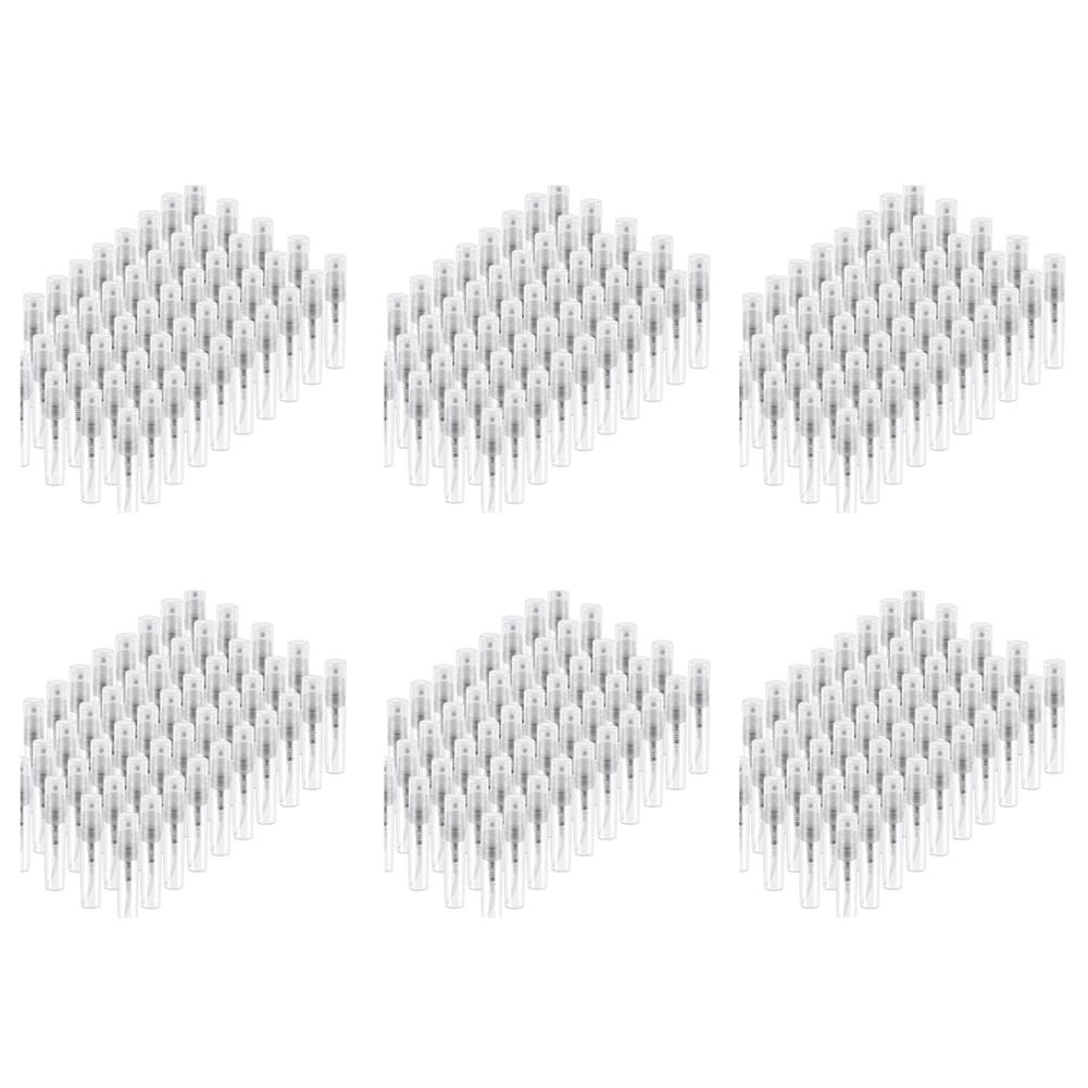 Jnchdghwa 300 Pcs Disposable Perfume Atomizer, Clear Plastic Bottle Portable Fragrance Bottle - 3Ml