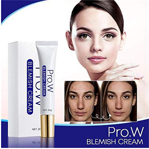 Pro.W Blemish Cream - Blemish Remover Mole Acne Spot Scar Treatment Cream, Facial Blemishs Repair Cream Skin Care Spot Corrector Remover Body Refining Cream for All Skin Type (30g)