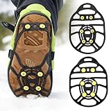 Generisch Equipo de escalada de invierno para senderismo 2026 con correas ajustables (negro, 19 x 14 x 0,5 cm)